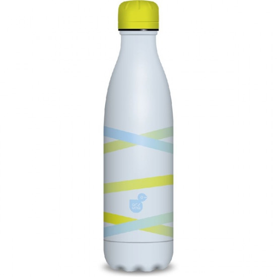 Ars Una 500ml-es Ribbon-yellow duplafalú fémkulacs (55811675) Ars Una 500ml-es Ribbon-yellow duplafalú fémkulacs (55811675)