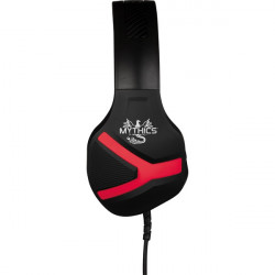 KONIX MYTHICS Nintendo Switch Fejhallgató Nemesis Vezetékes Gaming Stereo Mikrofon, Fekete (KX-GH-NMS-NS)