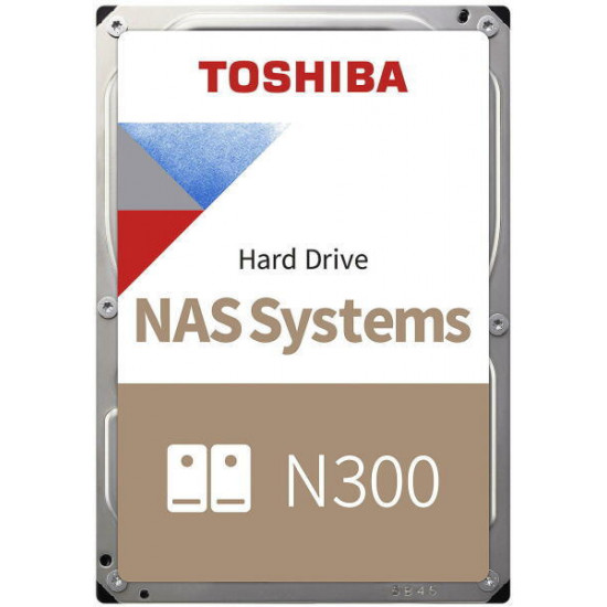 Toshiba 8TB 3.5 N300 SATA merevlemez OEM (HDWG480UZSVA)