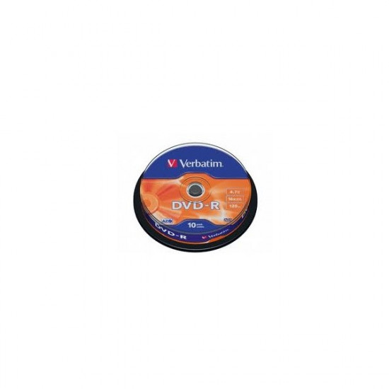 VERBATIM DVDV-16B10 DVD-R cake box DVD lemez 10db/csomag VERBATIM DVDV-16B10 DVD-R cake box DVD lemez 10db/csomag