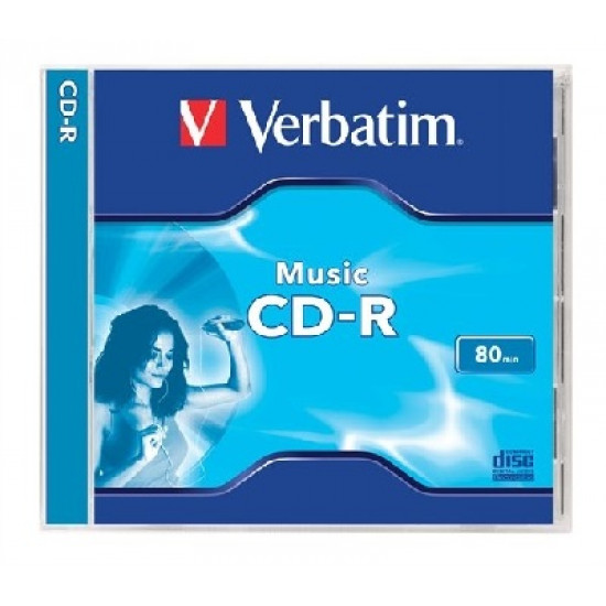 VERBATIM CDVA80L  CD-R Music normál tokos CD lemez