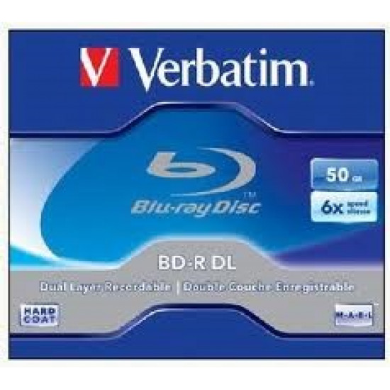 VERBATIM BRV-6DL BD-R kétrétegű normál tokos Bluray lemez