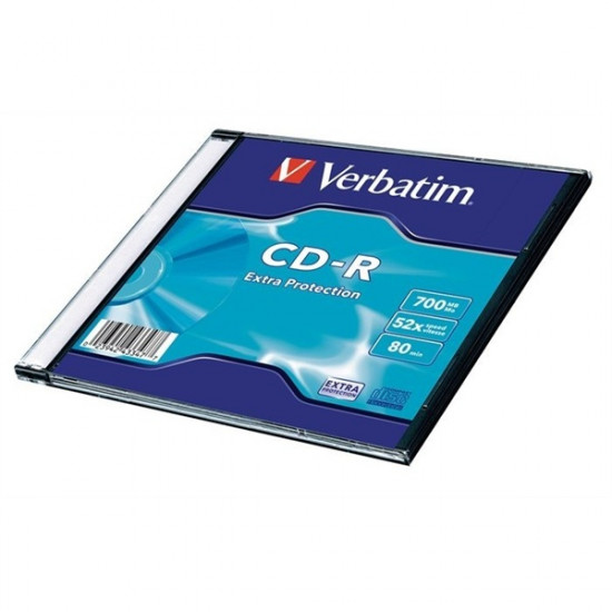VERBATIM CDV7052V1DL CD-R DataLife Slim tokos CD lemez VERBATIM CDV7052V1DL CD-R DataLife Slim tokos CD lemez