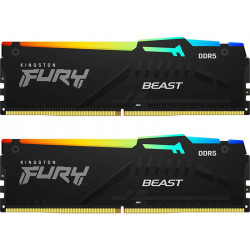 KINGSTON FURY Memória DDR5 16GB 5600MHz CL40 DIMM (Kit of 2) Beast RGB