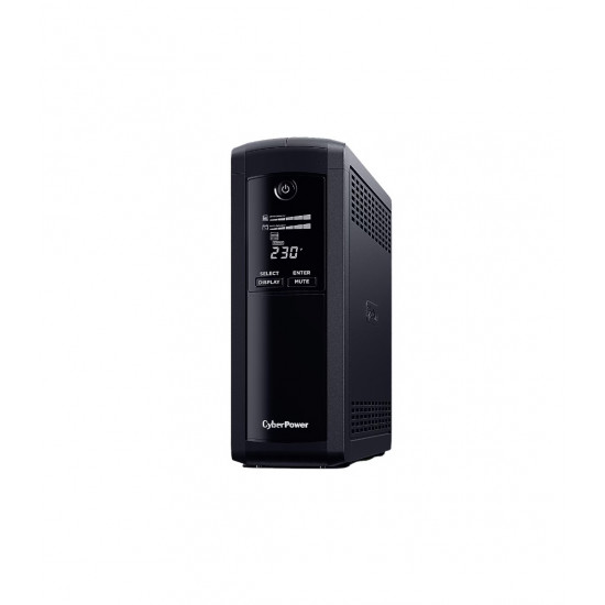 CYBERPOWER 5x Schuko 1600VA 960W 230V szünetmentes tápegység + USB LINE-INTERACTIVE (VP1600ELCD)