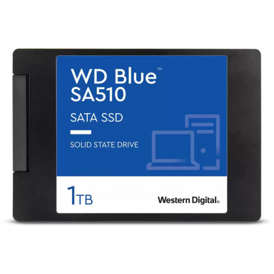 Western Digital 1TB Blue SA510 2.5 SSD meghajtó (WDS100T3B0A)