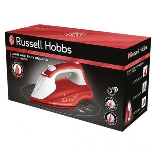 Russell Hobbs 26481-56/RH Light&Easy Brights Apple piros-fehér gőzölős vasaló