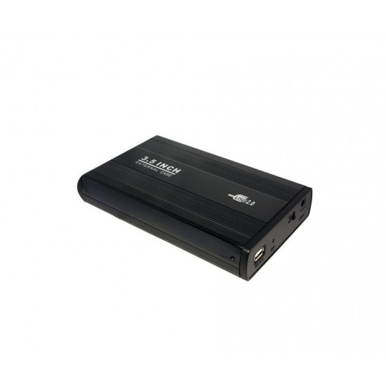 LogiLink 3.5 külső mobil rack USB 2.0 fekete (UA0082)