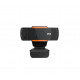 IRIS mikrofonos fekete/narancs webkamera (W-13)