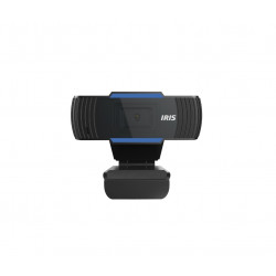 IRIS mikrofonos fekete/kék webkamera (W-25)