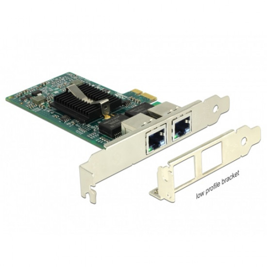 Delock PCI Express Kártya > 2 x Gigabit LAN