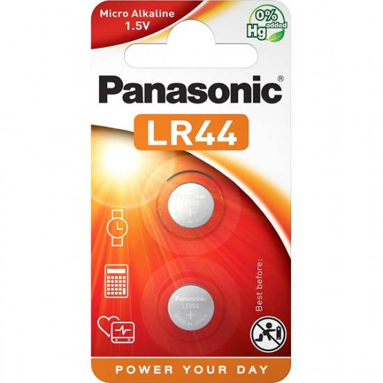 Panasonic LR-44EL/2B LR44 elem 1 db