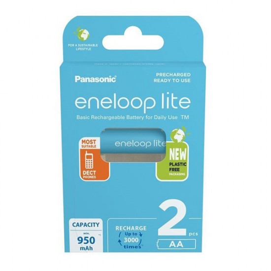 Panasonic Eneloop AA 950mAh ceruza akkumulátor 2db (BK-3LCCE/2BE)