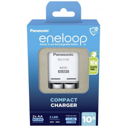 Panasonic Eneloop AA 2000mAh időzítős akkutöltő +2xAA akkumulátor (K-KJ50MCD20E)