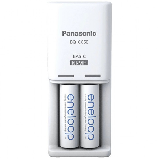 Panasonic Eneloop AA 2000mAh időzítős akkutöltő +2xAA akkumulátor (K-KJ50MCD20E)