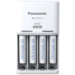 Panasonic Eneloop AAA 800mAh időzítős akkutöltő +4xAAA akkumulátor (K-KJ51MCD04E)