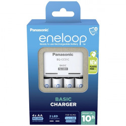 Panasonic Eneloop AA 2000mAh akkutöltő +4xAA akkumulátor (K-KJ51MCD40E)
