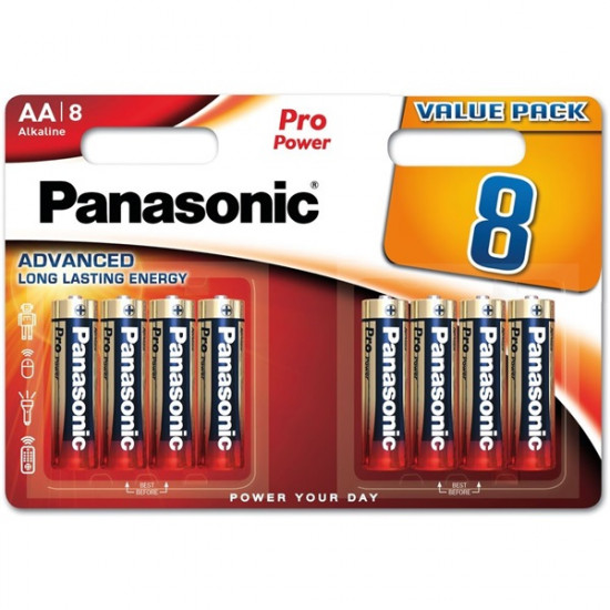 Panasonic LR6PPG/8BW 1,5V AA/ceruza tartós alkáli elem 8 db/csomag