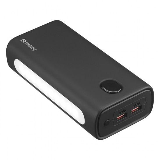 SANDBERG Hordozható akkumulátor Powerbank USB-C PD 20W 30000 (420-68)