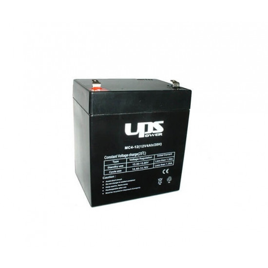 UPS Power zselés ólomsavas gondozásmentes akkumulátor 12V 4000mAh 104x100x70mm (MC4-12)