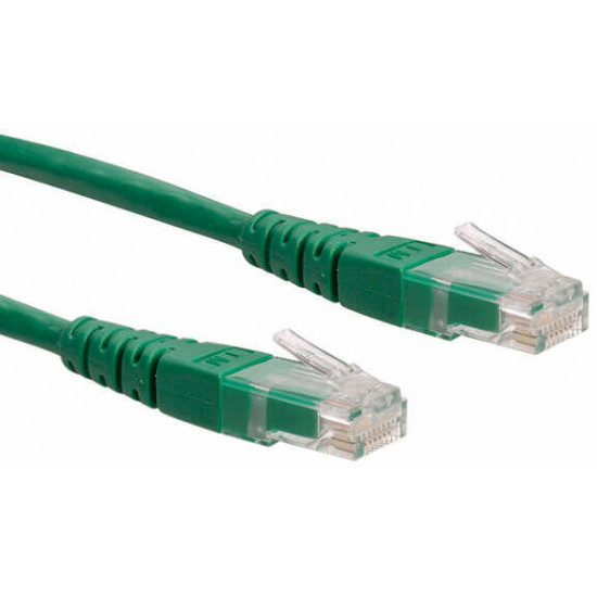 Roline UTP CAT6 patch kábel 5m zöld