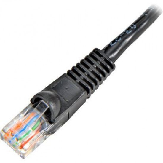 Wiretek UTP CAT5.E patch kábel 3m fekete (WL021BG-3 BL)