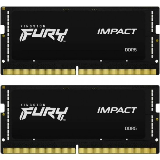 KINGSTON FURY NB memória DDR5 32GB 5600MHz CL40 SODIMM (Kit of 2) Impact PnP