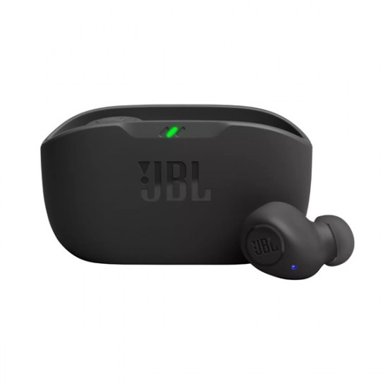 JBL Wave Buds Vezeték nélküli fühallgató, Fekete (JBLWBUDSBLK)