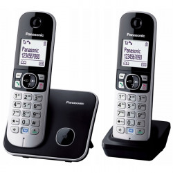 Panasonic KX-TG6812PDB Duo DECT telefon fekete (KX-TG6812PDB)
