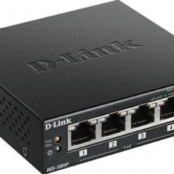 D-Link DES-1005P/E 10/100Mbps 5 portos PoE switch