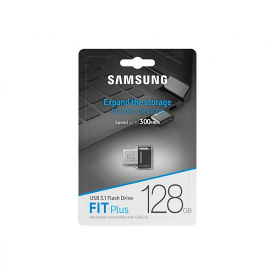 SAMSUNG Pendrive FIT Plus USB 3.1 Flash Drive 128GB