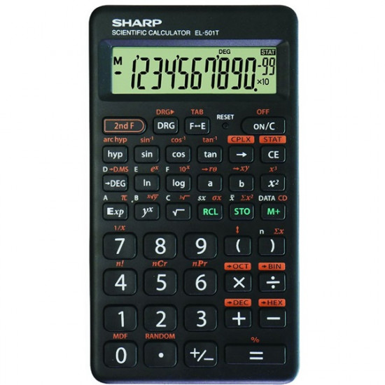 Sharp EL501TBWH 146 funkciós tudományos számológép Sharp EL501TBWH 146 funkciós tudományos számológép