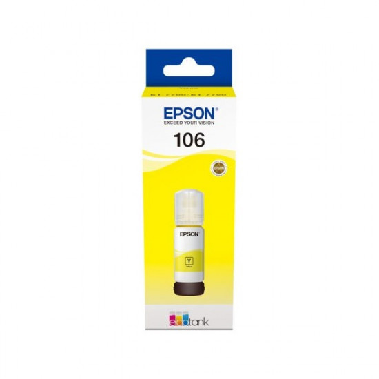 Epson 106 EcoTank tinta sárga (C13T00R440)