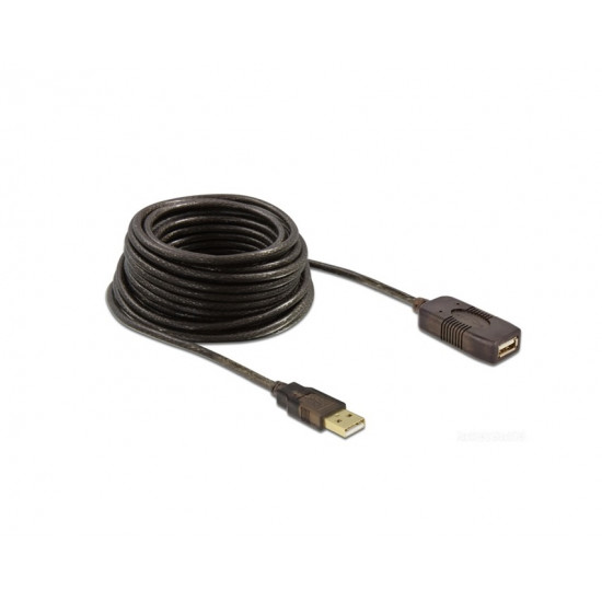Delock USB 2.0 aktív hosszabbító kábel 5m (82308)