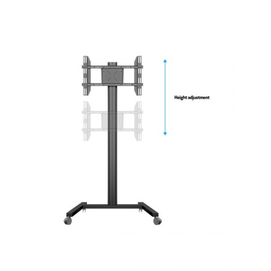 Multibrackets M Display Stand 180 gurulós monitortartó állvány 24-63 fekete (7350073730643)