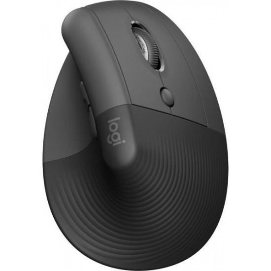 LOGITECH Egér - LIFT Vertical Ergonomic Bluetooth Optikai, Grafitszürke OEM