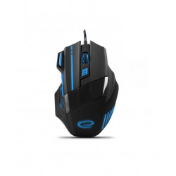Esperanza MX201 WOLF optikai egér fekete-kék USB (EGM201B)