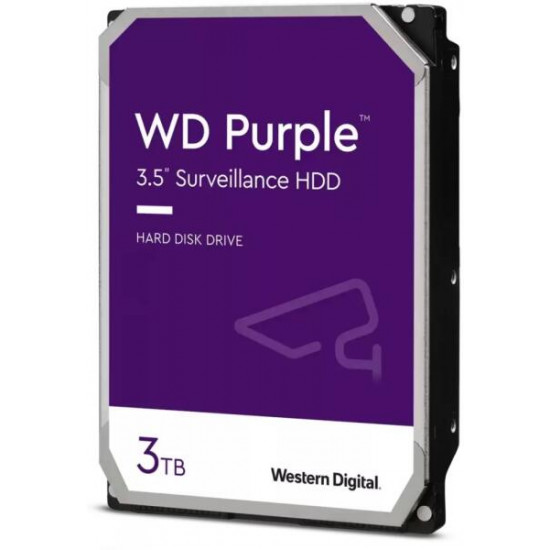 Western Digital Purple 3TB 3,5 SATA3 merevlemez (WD33PURZ)