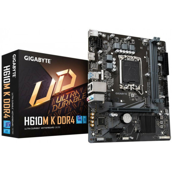 GIGABYTE H610M K DDR4 INTEL H610, mATX Alaplap