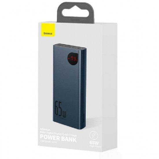 Baseus Adaman Metal 20000mAh kék power bank (PPIMDA-D03)