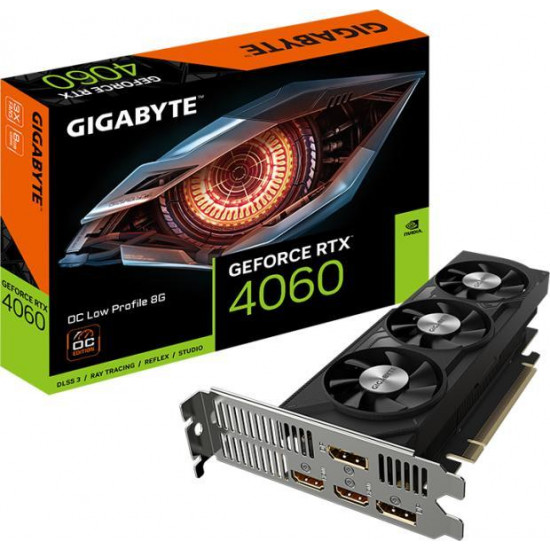 Gigabyte RTX 4060 OC Low Profile 8GB videokártya