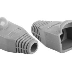 PRC Törésgátló Cat.5E UTP/FTP dugóhoz szürke 100db  (UTT0000)