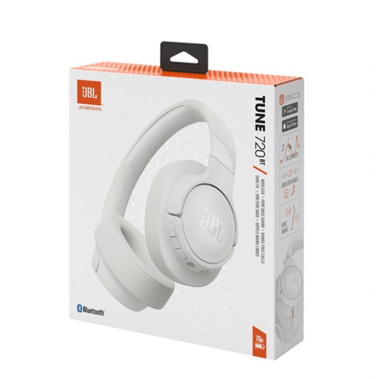 JBL T720BTWHT Bluetooth fehér fejhallgató (JBLT720BTWHT)