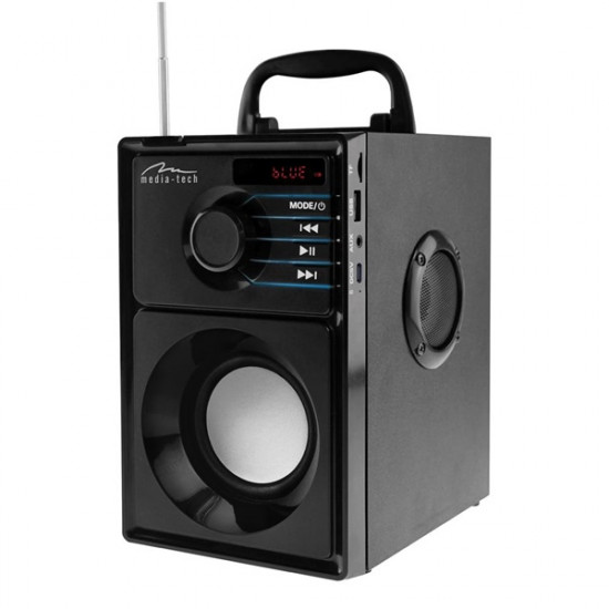 MEDIA-TECH Bluetooth Hangszóró BOOMBOX SILVER MEDIA-TECH Bluetooth Hangszóró BOOMBOX SILVER