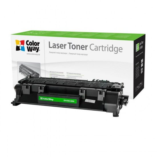 ColorWay CW-H505/280M HP:CE505A/CF280A/Canon toner fekete ColorWay CW-H505/280M HP:CE505A/CF280A/Canon toner fekete