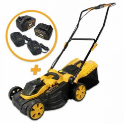 Riwall RALM 3820 SET 20V szénkefe nélküli akkumulátoros fűnyíró (AM18E2001003B)