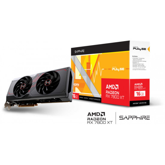 Sapphire RX 7800 XT 16GD6 Pulse videokártya