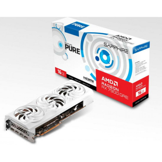 Sapphire RX 7900 GRE 16GD6 Pure videokártya Sapphire RX 7900 GRE 16GD6 Pure videokártya