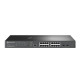 TP-LINK SG3218XP-M2 Switch 16x2.5Gbps(8xPOE+) + 2x10G SFP+ + 1xkonzol port + 1xMicro-USB port, Menedzselhető Rackes