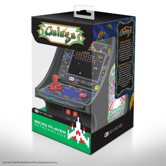 MY ARCADE Játékkonzol Galaga Micro Player Retro Arcade 6.75